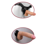 Телесный реалистичный вибратор-гигант 34,5см на присоске PipeDream Real Feel Deluxe #12 Wallbanger Realistic Vibrating Dong Flesh 1522-21