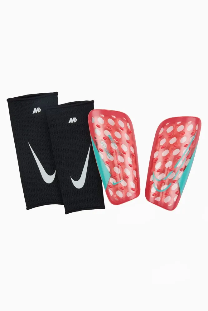 Футбольные щитки Nike Mercurial FlyLite SuperLock - красный