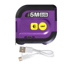 Рулетка с лазерным дальномером Ermenrich Reel SLR640 с интерфейсом USB и кнопками