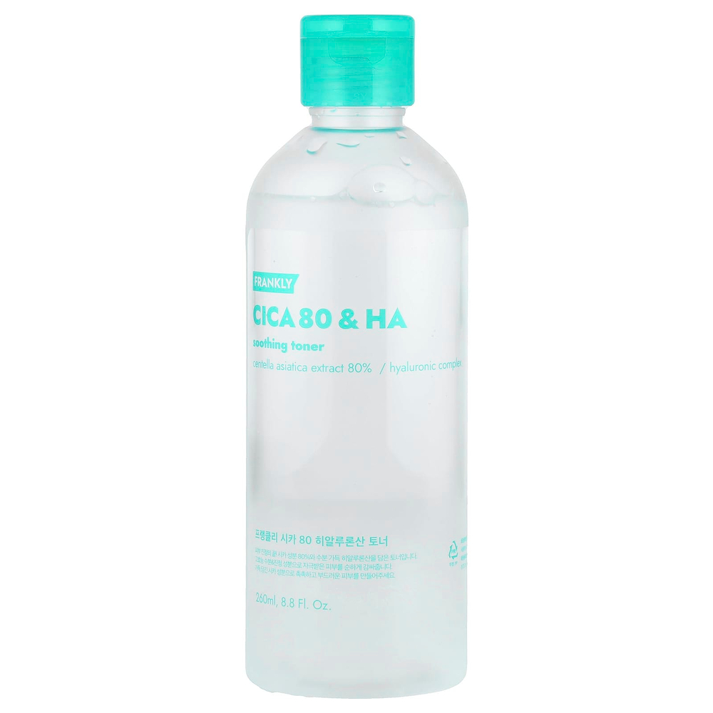 Frankly, Cica 80 & HA Toner, 260 мл (8,8 жидк. Унции)