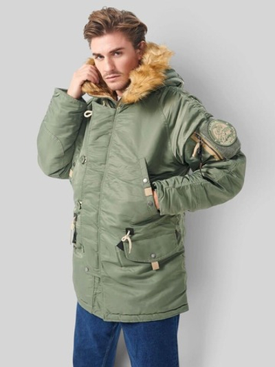 Куртка мужская зимняя Denali Husky Military (с.зеленая - supporo)
