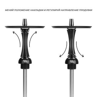 Купить Кальян Alpha Hookah Model X Reverse - Red Black