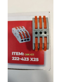 Клеммы проходные CMK423 222-423, 10 штук