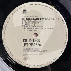 Винтажная виниловая пластинка LP Joe Jackson Live 1980 1986 (Holland 1988)