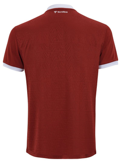 Футболка для мальчика теннисная Tecnifibre Team Mesh Polo - красный