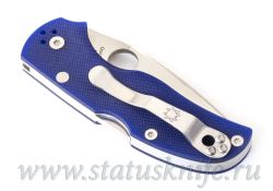 Нож Spyderco C41GPDBL5 Native 5 Dk Blue S110Vфотография - 8