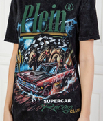Футболка Racing Club Philipp Plein - черный(WTK3701 PJY002N)