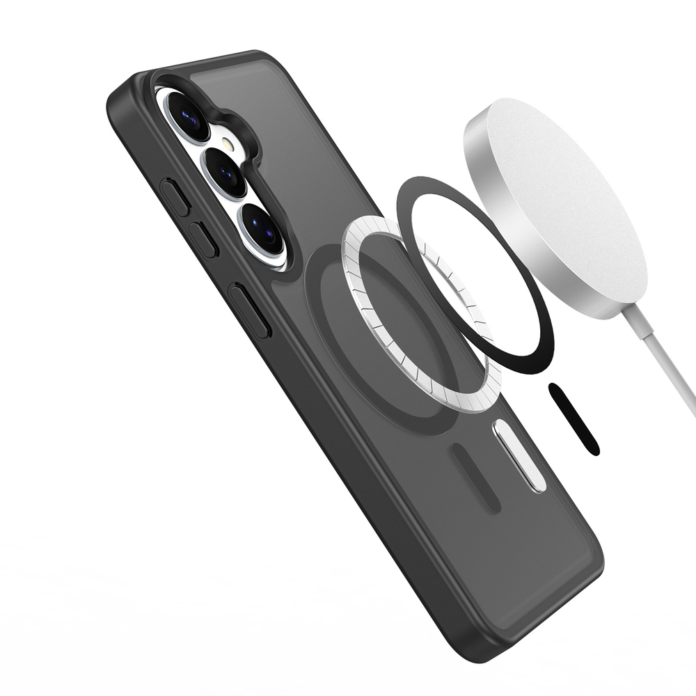Чехол черного цвета с MagSafe для Samsung Galaxy S26, серия Yind Series от Dux Ducis