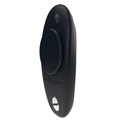 Черный вибромассажер 16,1см в трусики для стимуляции клитора We-Vibe Moxie SNXM1SG9