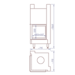 КАМИННАЯ ТОПКА CF 460G (STAV)