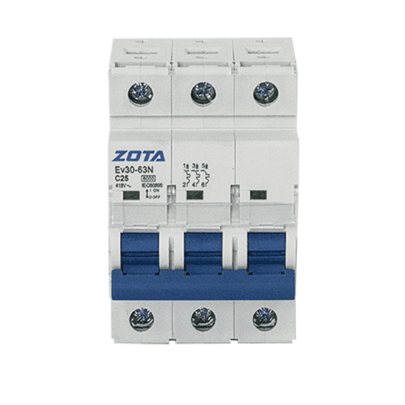Автомат ZOTA Ev30-63N 3П 25А С 31718