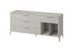 Тумба Type oak 4 ящика 2 полки ширина 180 см (серо-бежевый)