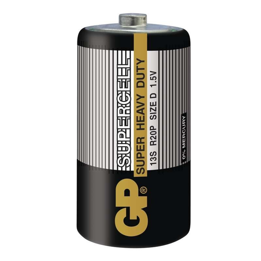Батарейка R20 GP Supercell Super Heavy Duty (1шт.)
