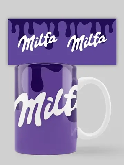 Кружка с принтом "Милфа"