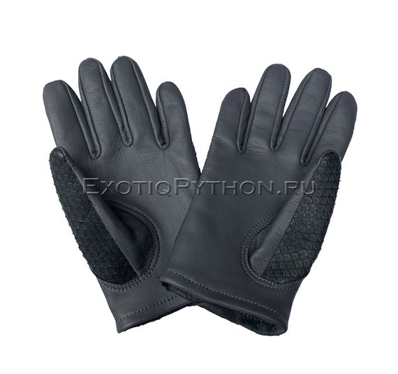 Перчатки из кожи питона AC-71