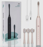 ультразвуковая зубная щетка Sonic Toothbrush X-3, pink