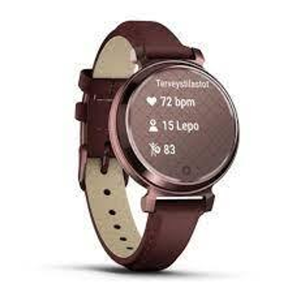 Смарт-часы Garmin Lily 2 Classic Dark Bronze with Mulberry Leather Band, 010-02839-03