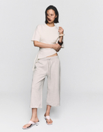 Женская футболка с короткими рукавами и сборками - BERSHKA