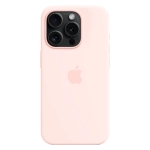Силиконовый чехол с поддержкой MagSafe Apple Silicone Case для iPhone 15 Pro, Light Pink (Светло-розовый)