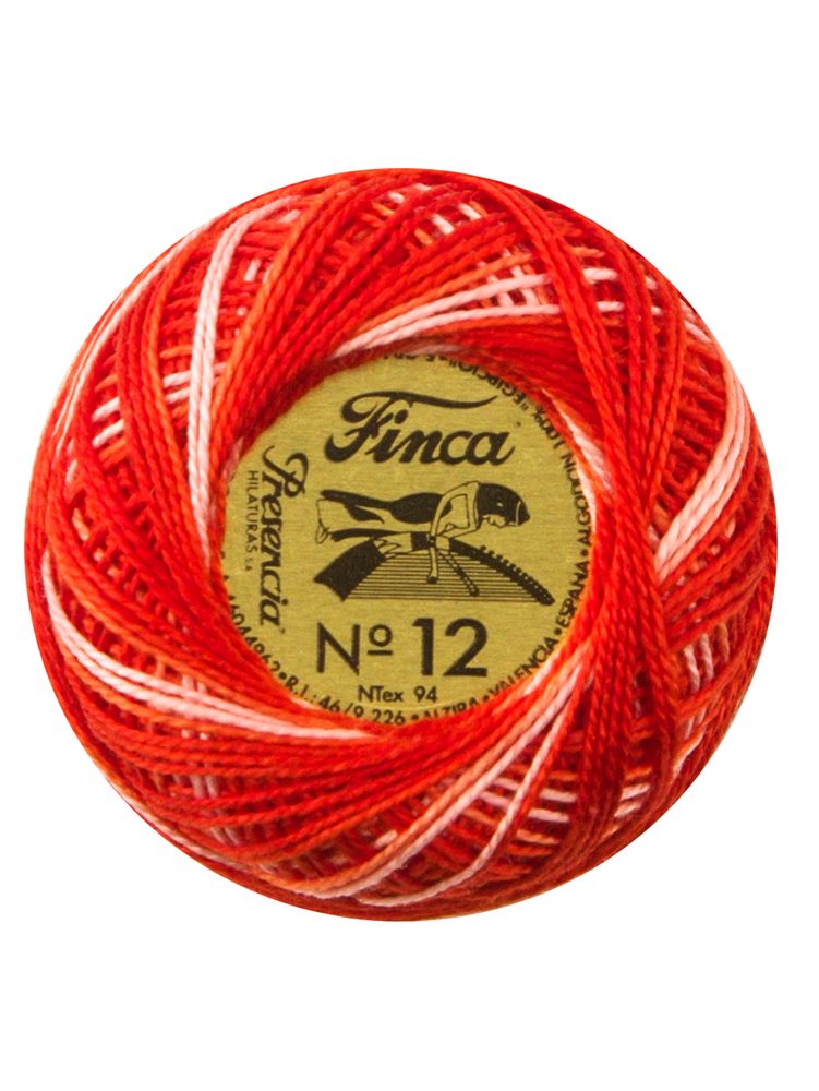 Мулине Finca №12 Perle (Жемчужное), цв. мультиколор 9250 / 1 мот. х 53 метра