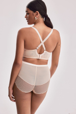 Телесный бюстгальтер-бралетт с мягкими чашками +size Chita (Размер: 90D) (Цвет: телесный)
