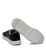 Кожаные кроссовки Low Top Lace Up Logo Calvin Klein - черный(HM0HM01653)
