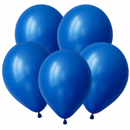Шар 5" Синий, Пастель (Яркий Синий) / Navy blue деко