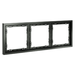 Рамка пластиковая VOLTUM S70 на 3 поста, (титан) VLS100306