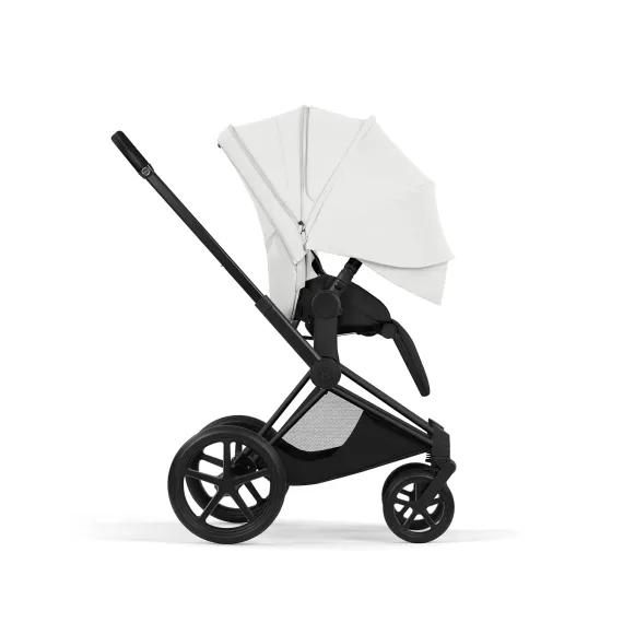 Детская коляска Cybex Priam V Style 2 в 1 Off White на раме Matt Black