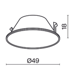 Декоративная рамка-отражатель Maytoni Wise Ring057-7-MG