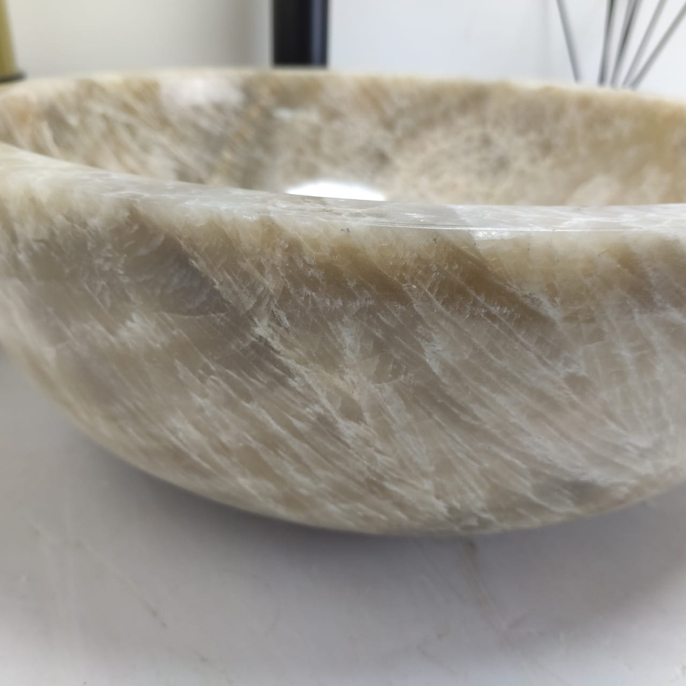 Раковина из оникса Bowl Grey BO-60582 40x40x15 из натурального камня