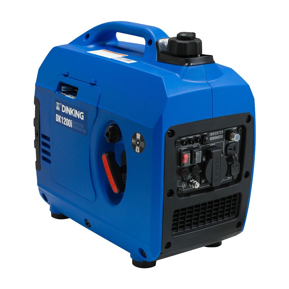 Генератор бензиновый инверторный Dinking DK1200i - [1 кВт / 220V] руч. старт
