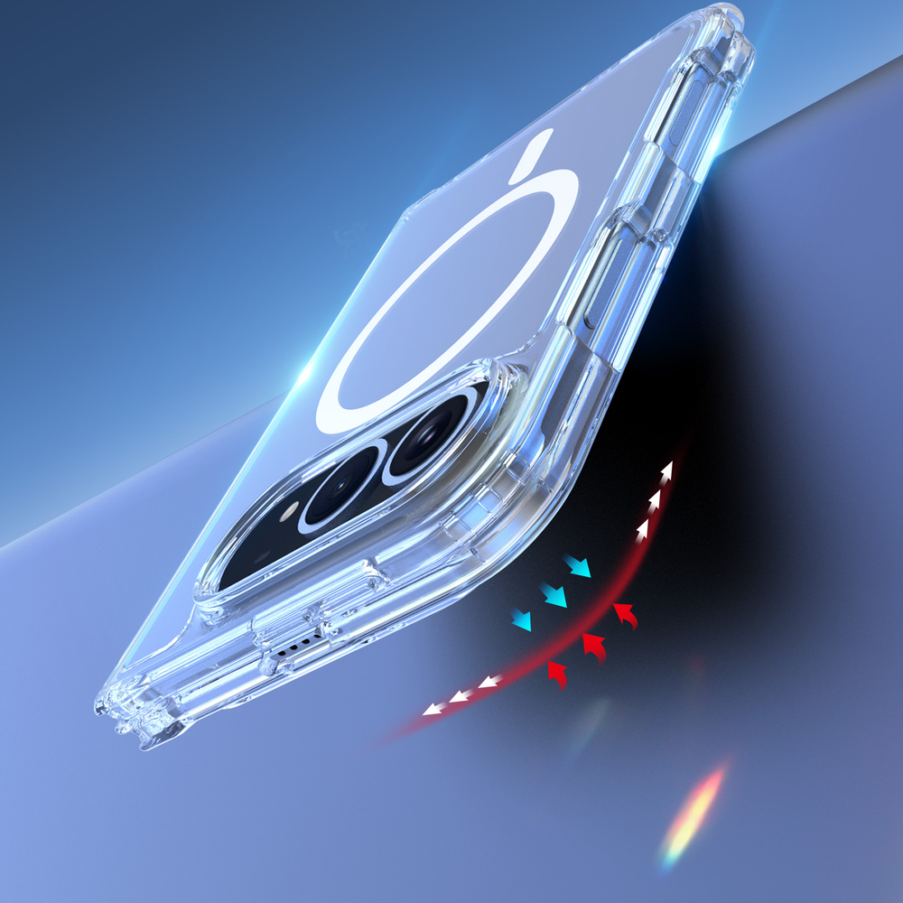 Прозрачный защитный чехол с MagSafe для iPhone Duo, серия Clin Mag Series от Dux Ducis