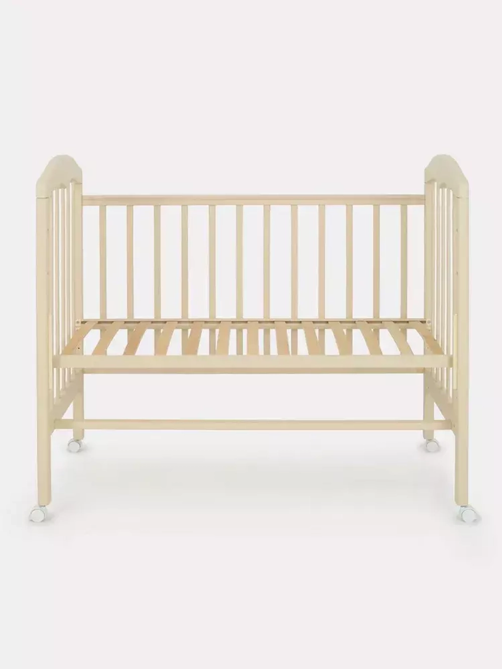 Кровать детская 120*60 "СИЛЬВИЯ"-2 (арт.44) кол/кач (слоновая кость)