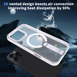 Прозрачный чехол Mesh Pro Magnetic Case для iPhone 16 Pro Max