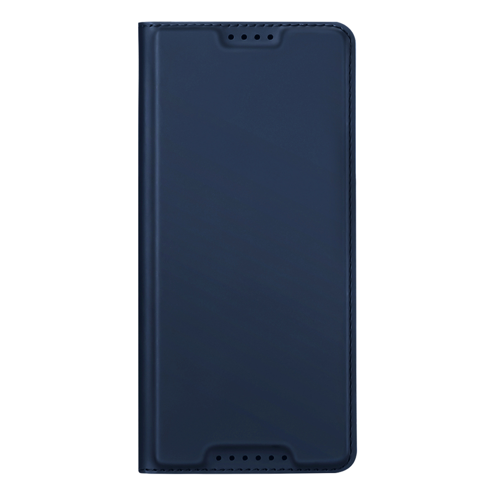 Чехол книжка из PU кожи синего цвета от Dux Ducis для смартфона Sony Xperia 10 VI (10-6), серия Skin Pro Series Case