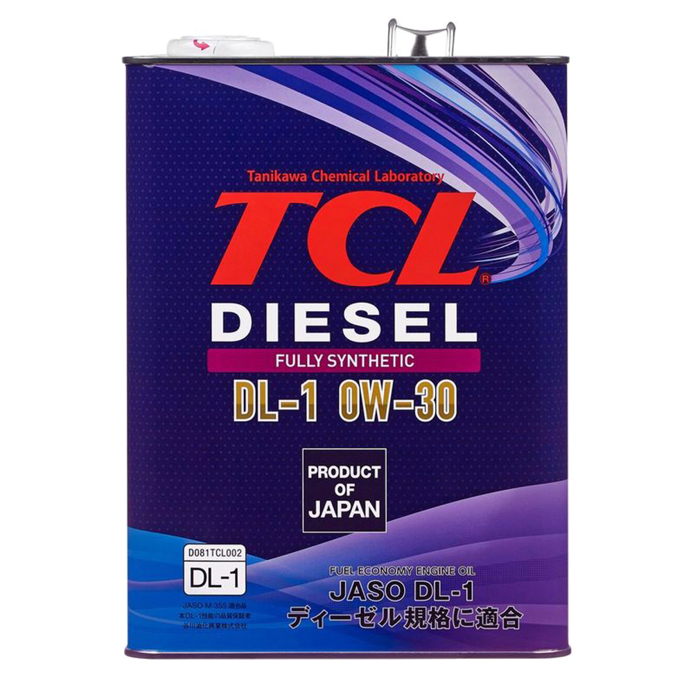 Масло моторное TCL Diesel DL-1, 0W-30, 4л