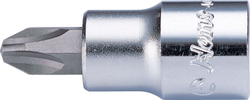 Торцевая головка короткая 1/4" PH3, 2022PH3, Hans