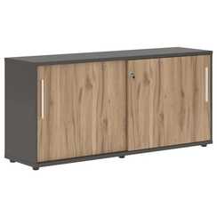 Шкаф низкий с дверьми купе ELC 1643  1606х430х750 EDIS