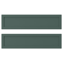 IKEA ASPUDDEN  (ИКЕА АСПУДДЕН)  -  Фасад ящика, 2 шт - тёмный серо-зелёный 40x10 см