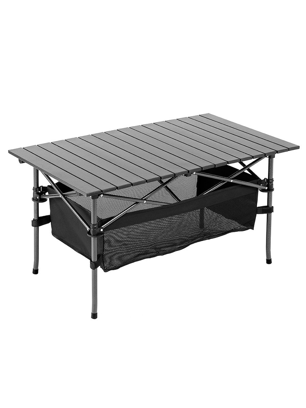 Стол складной Premier Fishing 94x55x50см с отделом под посуду столешница алюминий (PR-MC-607)