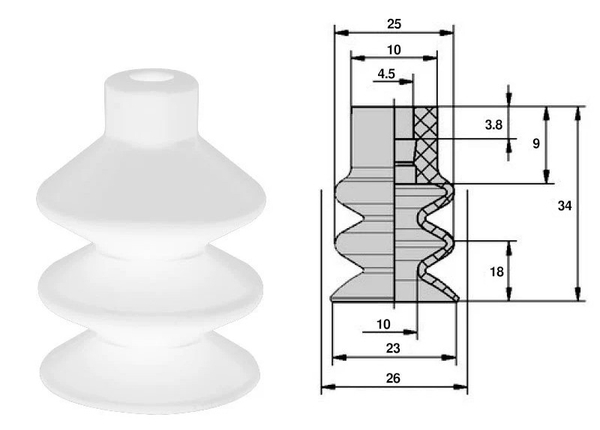Fg25 white silicone