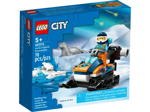 Конструктор LEGO City 60376 Снегоход «Исследователь Арктики»