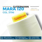 Нитка Gutermann Mara 120 (5000 метров), 1 боб., универсальная | 3796 св.кремовый