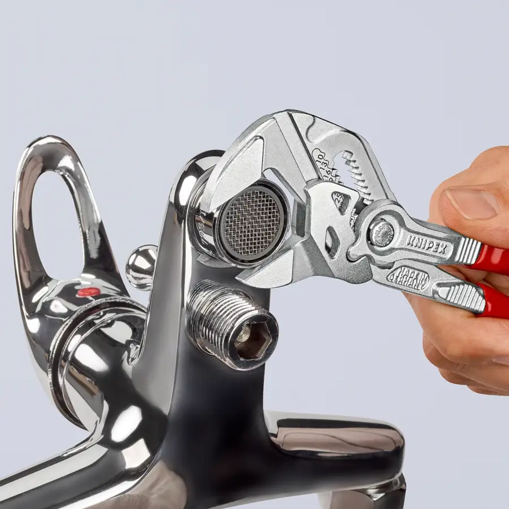 Клещи переставные-гаечный ключ хромированные 180 мм Knipex 86 03 180 SB