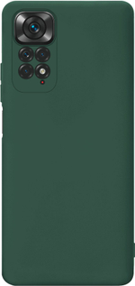 Мягкий Soft Touch чехол из силикона для XIAOMI REDMI NOTE 11 / 11S с бархатной подкладкой