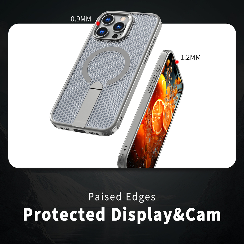 Прозрачный чехол Mesh Pro Magnetic Case для iPhone 16 Pro