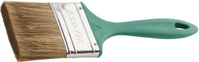 STAYER LASUR-EURO, 75 мм, 3″, смешанная щетина, пластмассовая ручка, для высокотекучих ЛКМ, плоская кисть (01081-75)