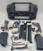 Магнитола для Toyota Land Cruiser 200 2007-2015 (со штатной камерой или 360) - Kuberg монитор 12.3" в стиле Audi на Android 13, Быстрая, CarPlay, 4G SIM-слот
