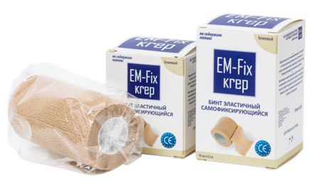 EM-Fix Krep, Медицинский бинт самофиксирующийся компрессионный